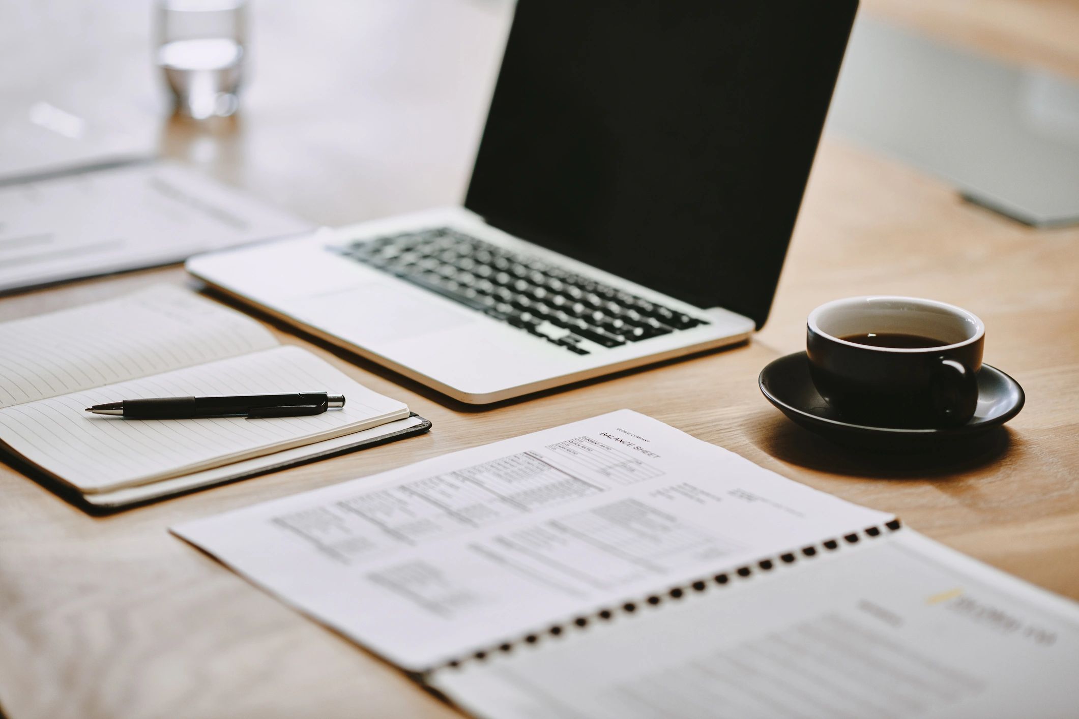 Notebook and laptop for office stationery and printing